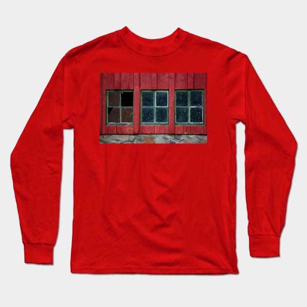 Windows of Weathered Charm Long Sleeve T-Shirt by VKPelham